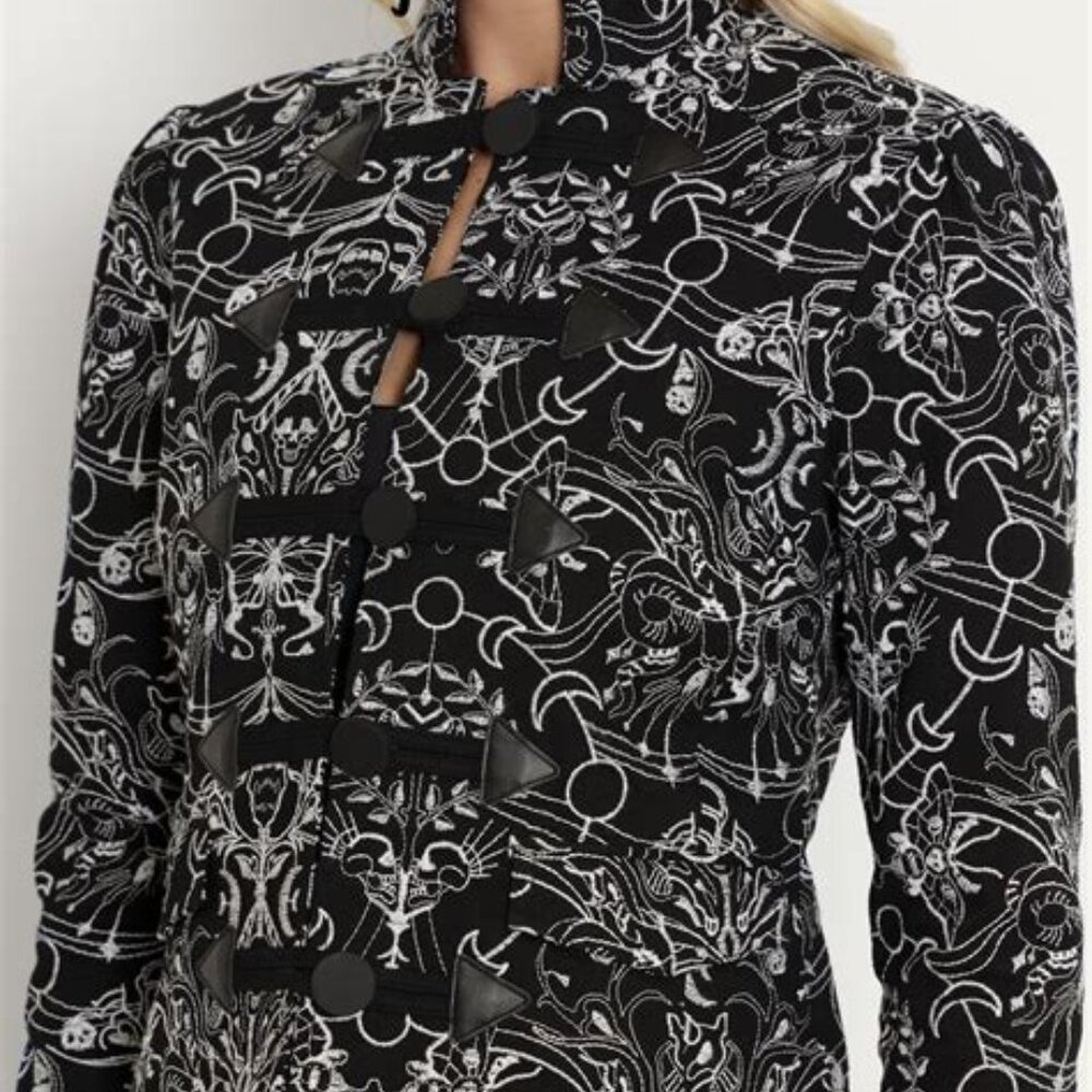 Gothic Relics Embroidered Military Jacket [AU14] - Picture 3 of 4